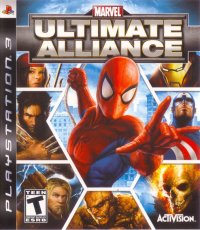Marvel Ultimate Alliance Playstation 3  box art